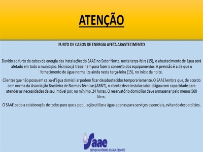 ATENÇÃO